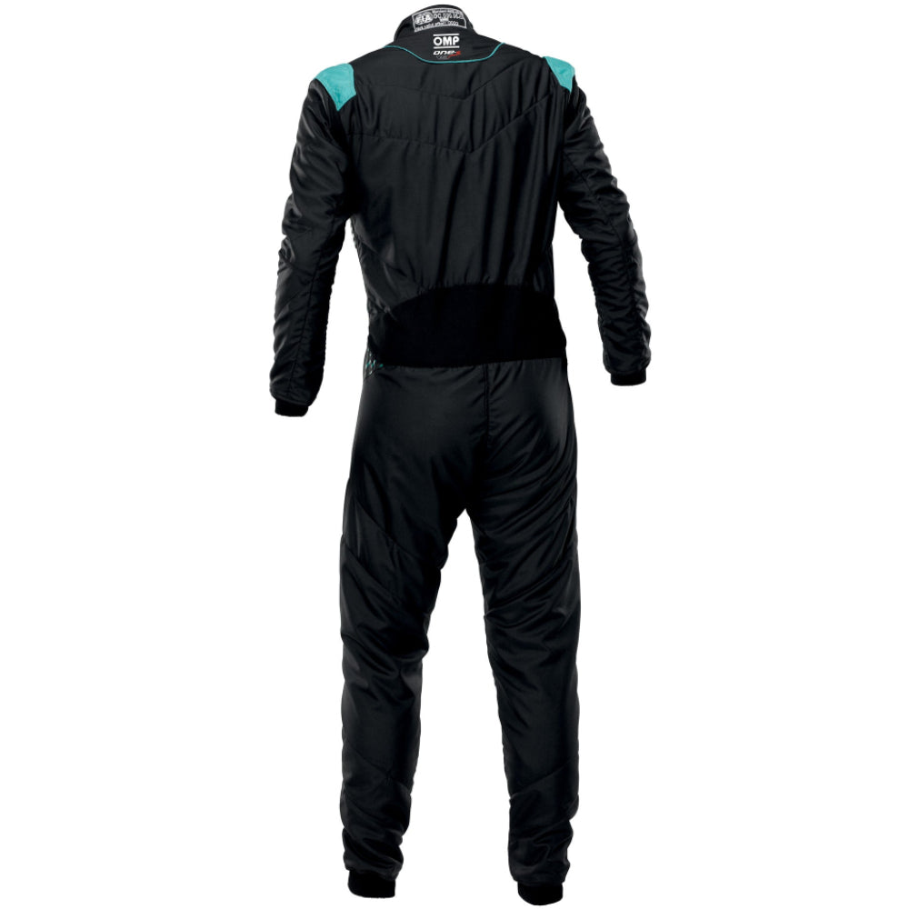 OMP One-S Air Black Teal Back Suit Image