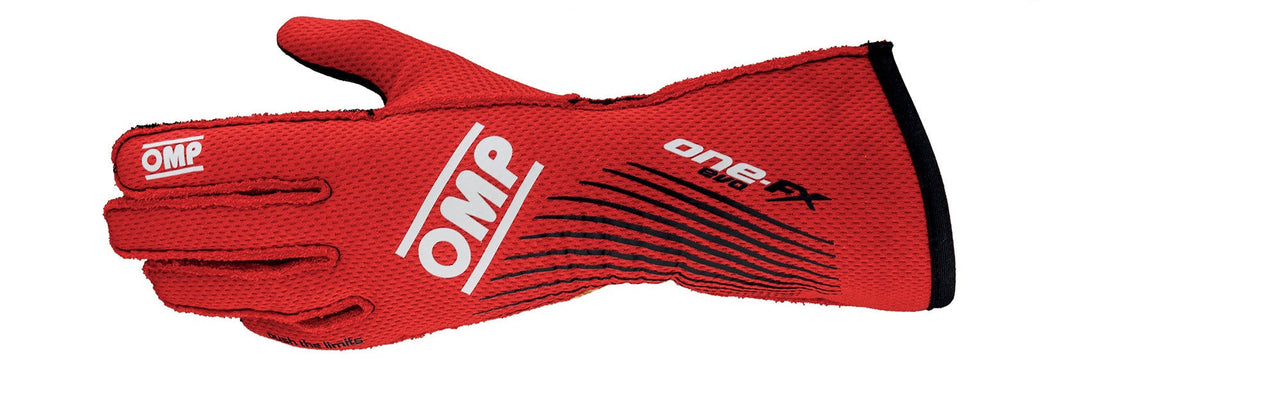 OMP One Evo FX Nomex Red Gloves my2026 image