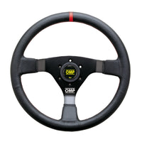 Thumbnail for OMP_WRC_Steering_Wheel_black_leather_with_Red_Stitching_discount-offer-low-price-cheap-value-compare-image 