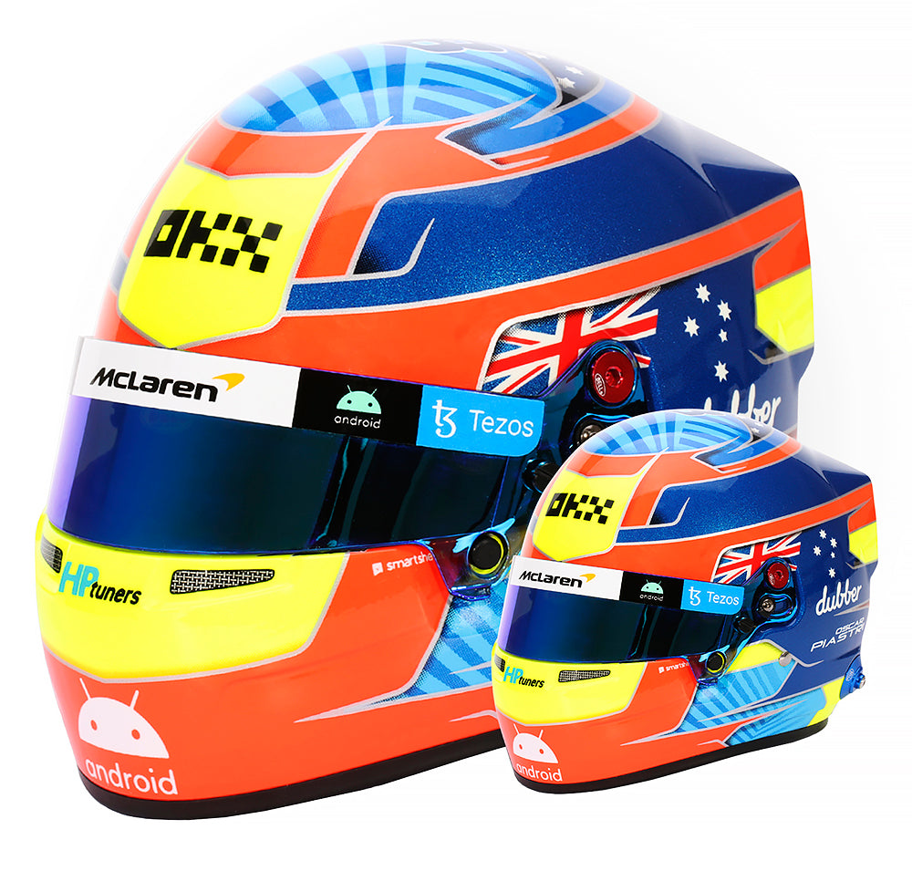 Bell HP77 2023 Oscar Piastri 1:2 Mini Helmet