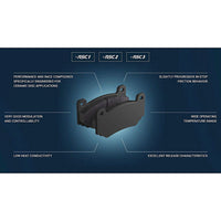 Thumbnail for Pagid Racing Brake Pads No. 8187 (Rear) | CCM Rotors