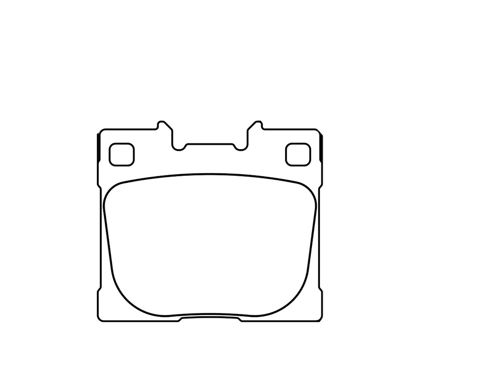 Pagid racing brake pad shape no. 8300 Toyota GR Corolla & GR Yaris rear