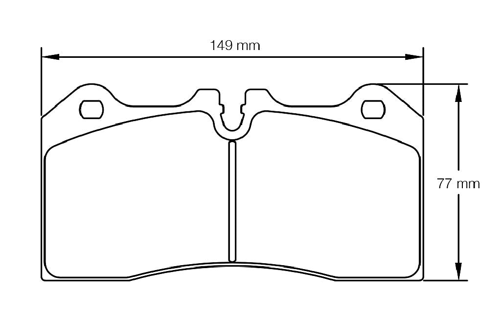 Pagid Racing Brake Pads No. 8187 (Rear) | CCM Rotors