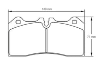 Thumbnail for Pagid Racing Brake Pads No. 8187 (Rear) | CCM Rotors