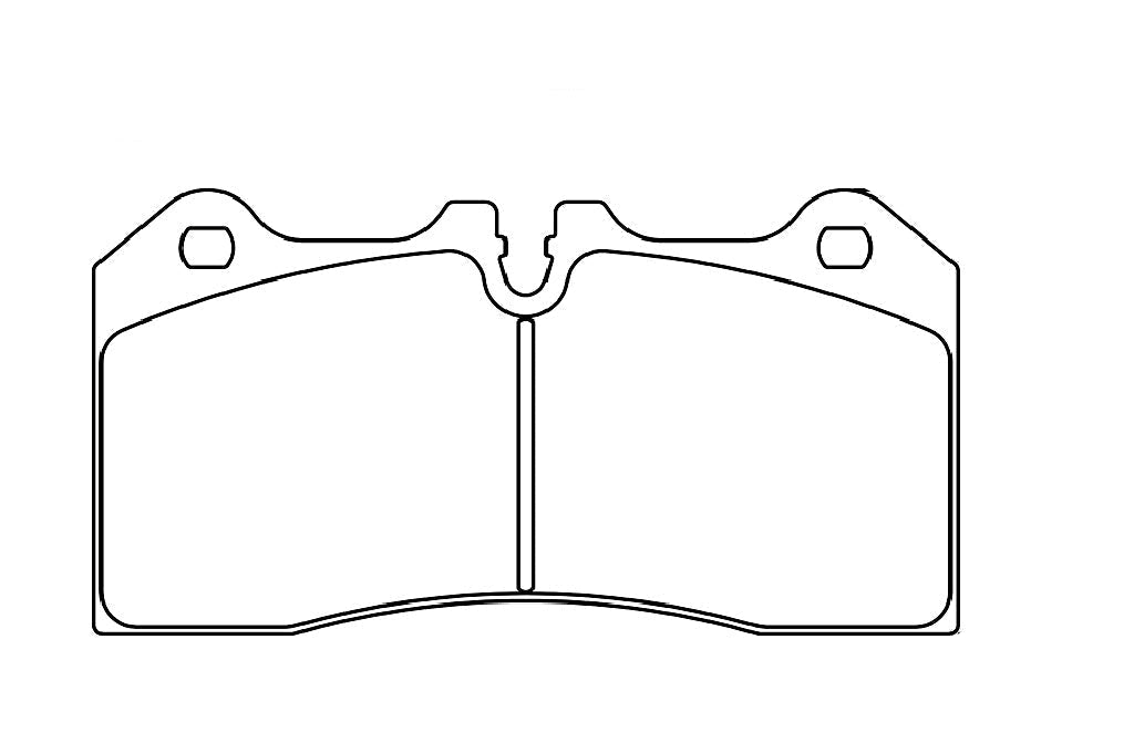 Technical drawing of a Pagid 8187 brake pad with dimensions labeled