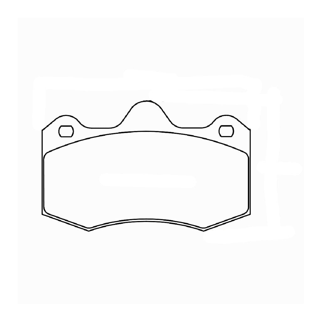 Pagid Racing Brakes Pad Shape 4345 Image