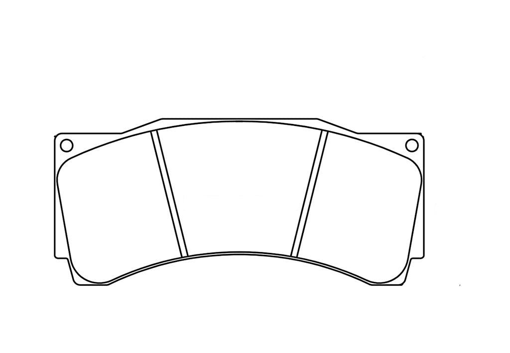 Pagid racing brakes pad shape 1904 Image