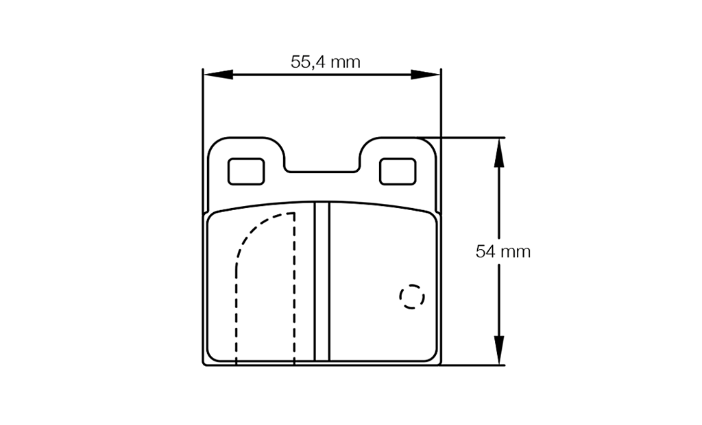 Pagid racing brake pads shape no. 4122 historic racing Porsche, BMW, Alfa Romeo