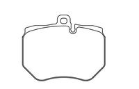 Thumbnail for Pagid 4910 Brake pad Technical drawing with dimensions 