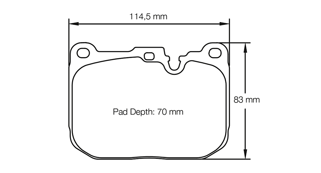 Pagid Racing Brake Pads No. 4931 (Front)