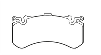 Thumbnail for Technical drawing of a Pagid 4937 brake pad with dimensions labeled