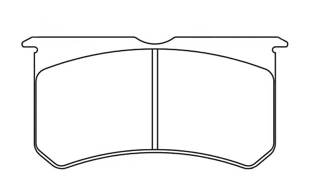 Pagid 2206 racing brake pad shape