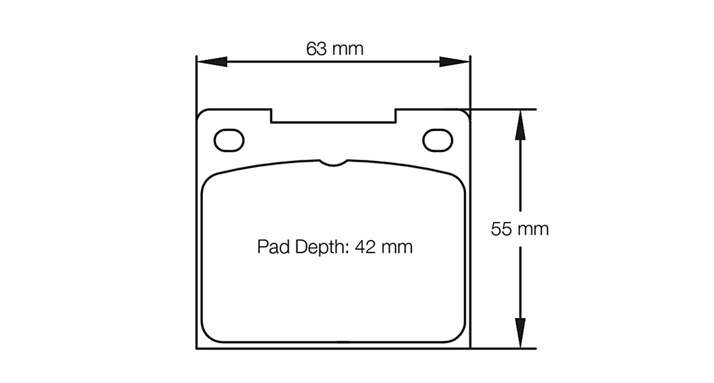 Pagid racing brakes pad shape no. 3102