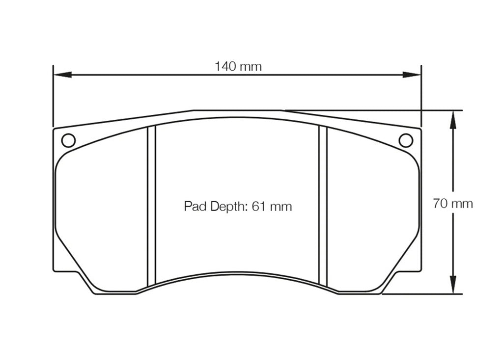 Pagid Racing Brake Pads No. 3279 | Front