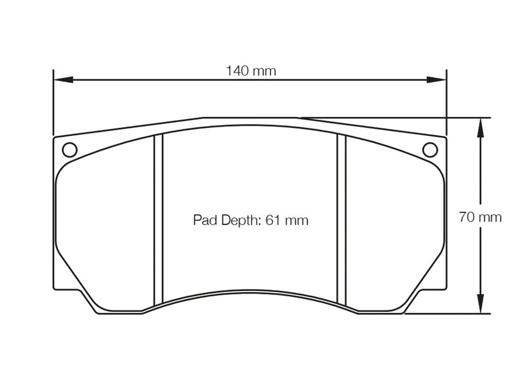 Pagid Racing Brake Pads No. 3280 | Front