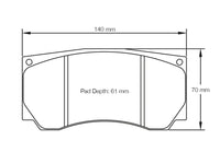 Thumbnail for Pagid Racing Brake Pads No. 3280 | Front