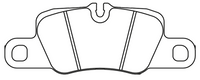 Thumbnail for Pagid racing brake pad shape no. 4909 Porsche 2011+