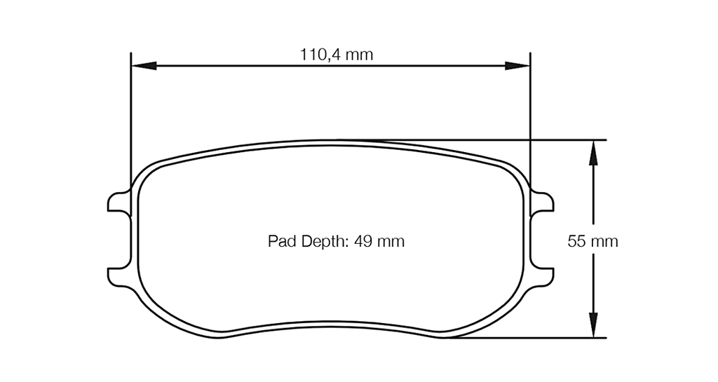 Pagid Racing Brake Pads No. 4921 (Rear)