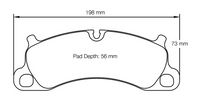 Thumbnail for Pagid Racing Brake Pads No.4922 (Front)