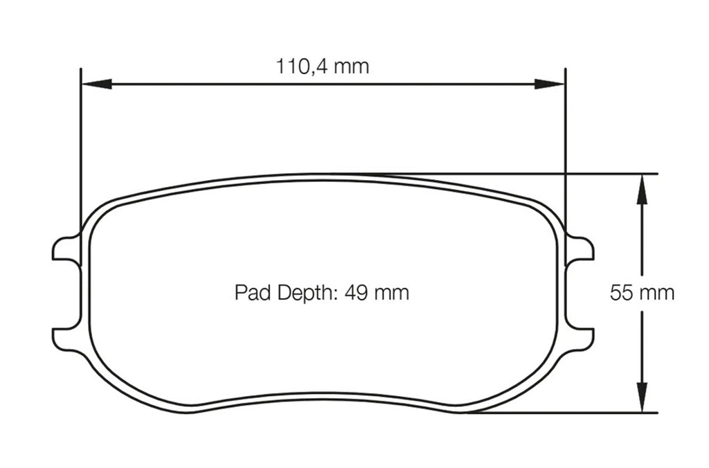 Pagid Racing Brake Pads No. 4929 (Rear)
