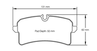 Thumbnail for Pagid Racing Brake Pads No. 4938 (Rear)