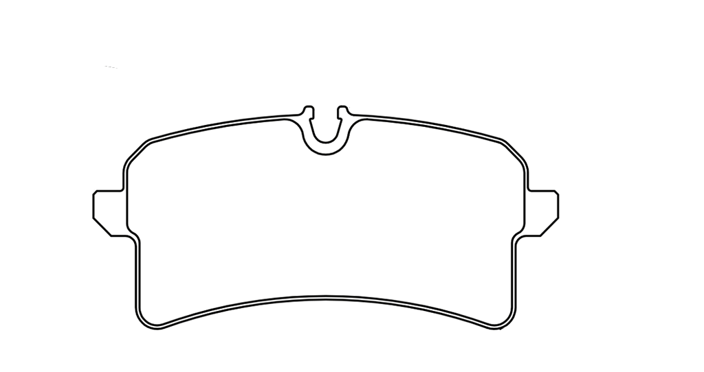 Technical drawing of a pagid 4938 brake pad with dimensions 