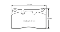 Thumbnail for Pagid Racing Brake Pads No. 4943 (Rear)