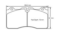 Thumbnail for Pagid Racing Brake Pads No. 4945 (Front)