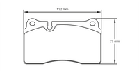 Thumbnail for Pagid Racing Brake Pads No. 4946 (Rear)