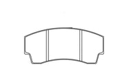 Thumbnail for Pagid racing brakes pad shape 2127 Image