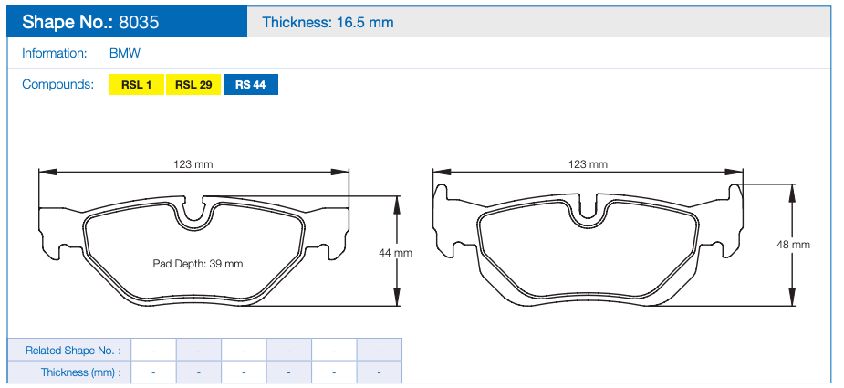 Pagid_8035_Brake-Pad-Dimension-Image
