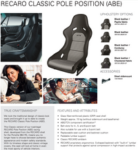 Thumbnail for Recaro-Pole-Position-Classic-ABE-Seat-Sale-Image