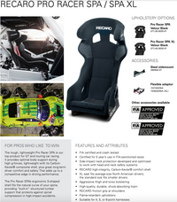 Thumbnail for Recaro-SPA-carbon-fiber-race-seat-Sale-image