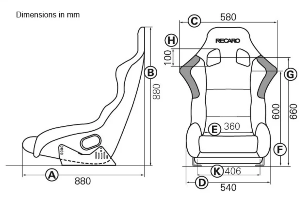 Recaro Simstar- Racing Simulator Seat