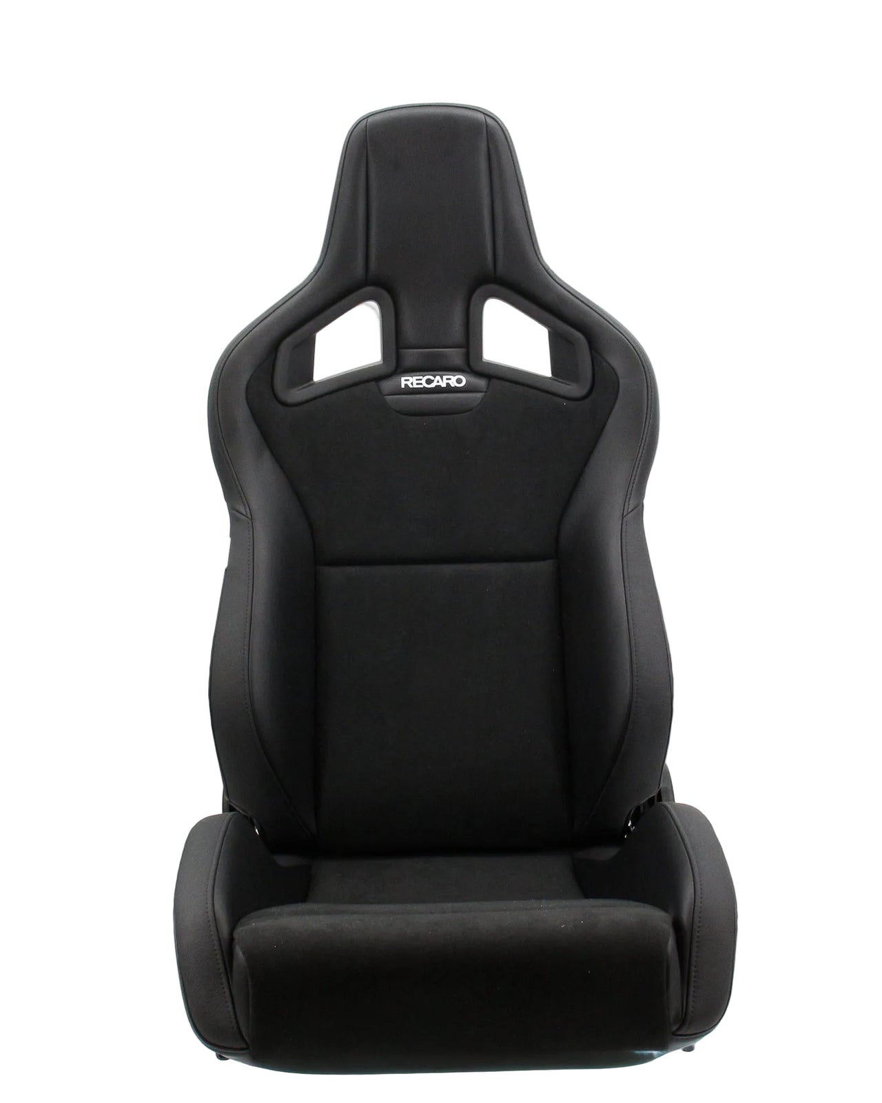 Recaro black leather Dinamica Sportster Sport Seat Front View
