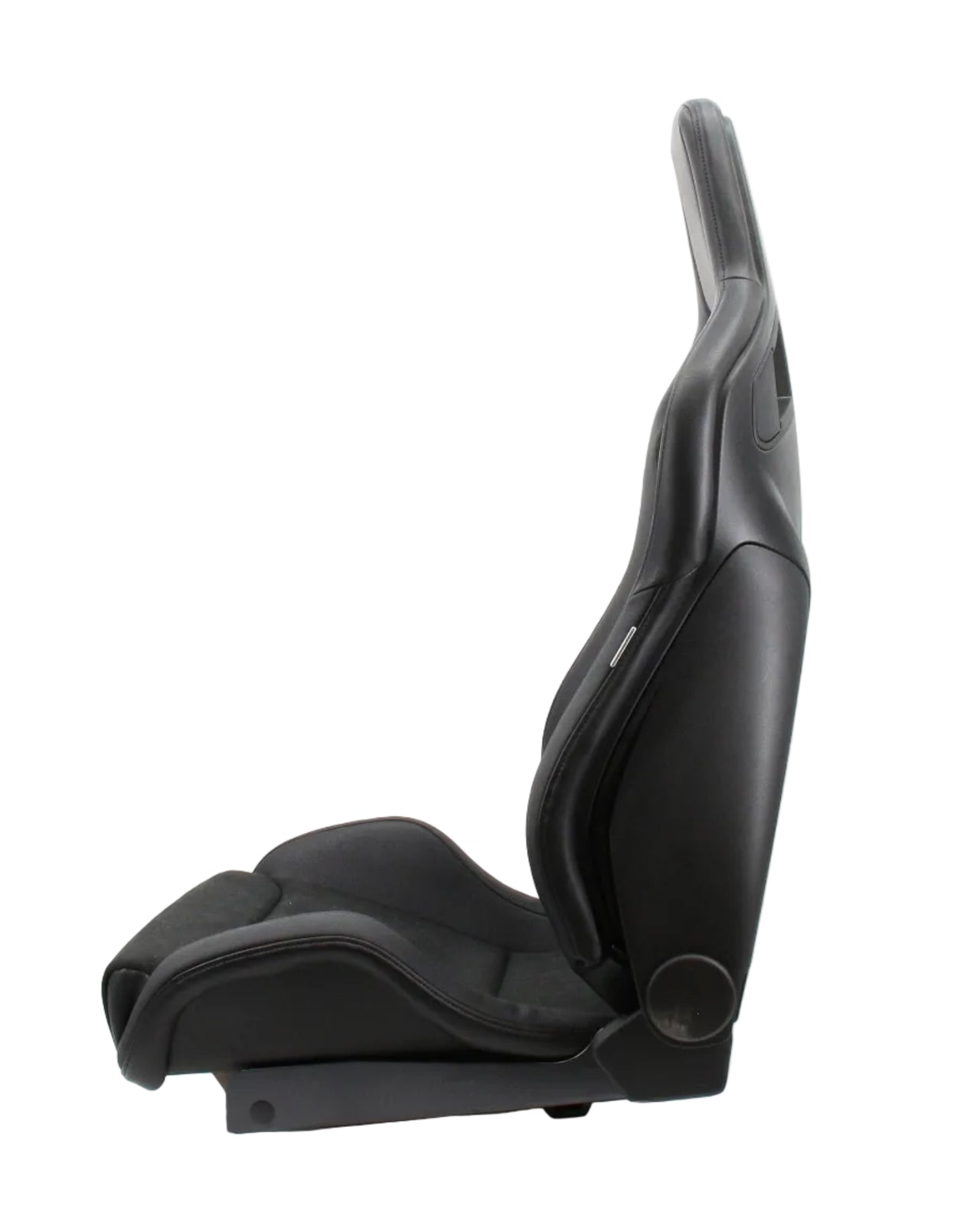 Recaro black leather Dinamica Sportster Sport Seat Side View