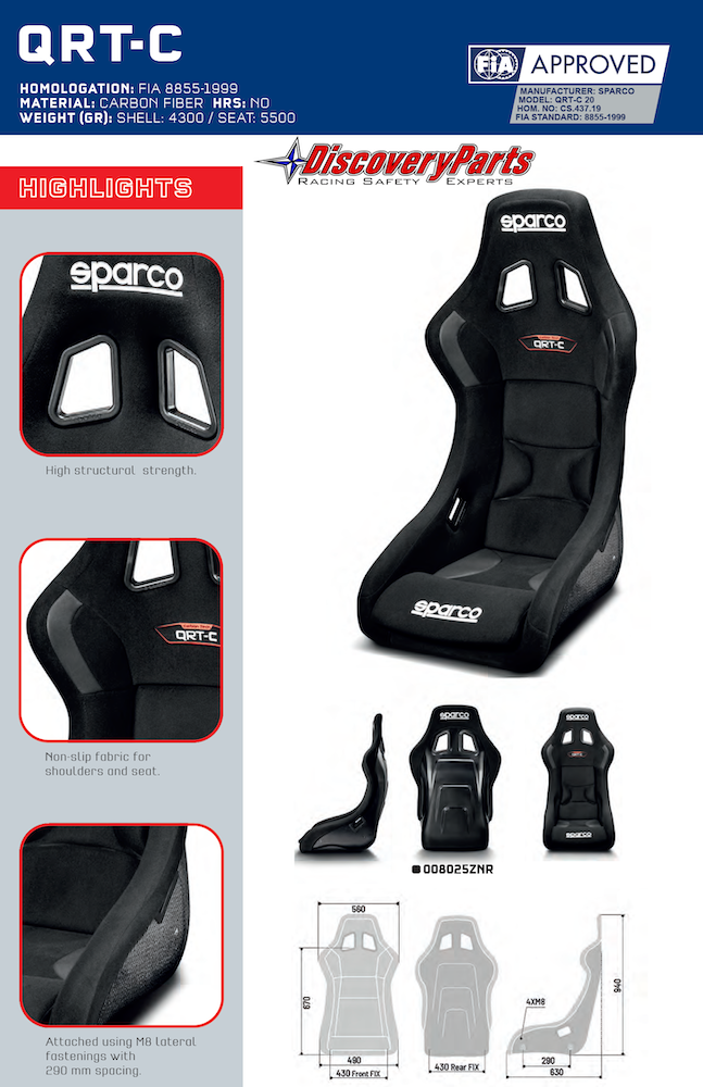 SPARCO-QRT-C-CARBON-FIBER-RACING-SEAT-DIMENSIONS-SALE-IMAGE