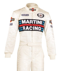 Thumbnail for Sparco Martini Replica Race Suit 8856-2018 Closeup Image