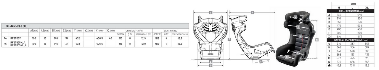 Sabelt-GT-635-Race-Seat-Dimensions-Image