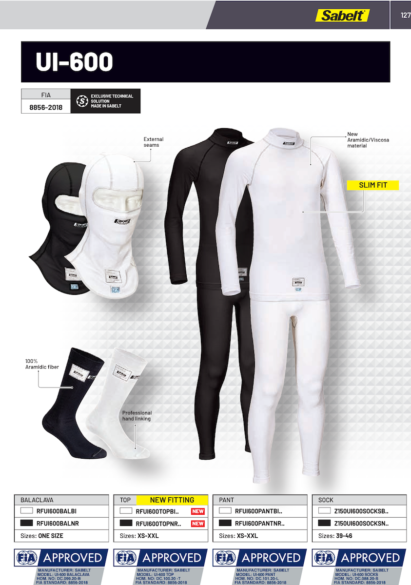 Sabelt UI-600 Nomex Socks