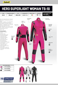 Thumbnail for Sabelt_TS-10_Women_s_Race_Suit_Image