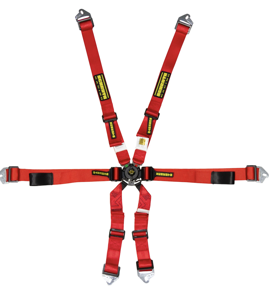 Schroth Enduro SR 94510-2 Six Point Racing harness Red Image