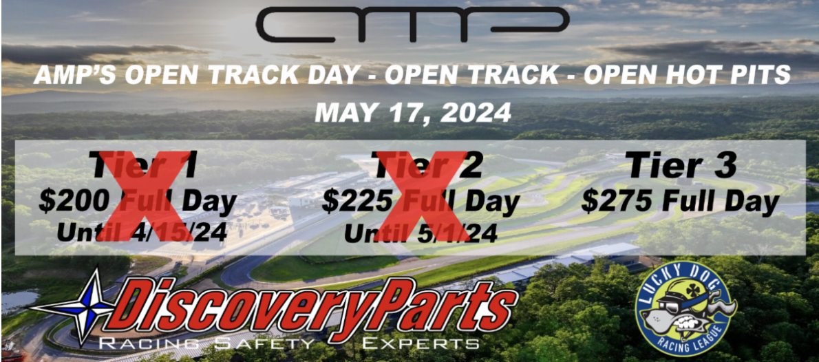 AMP Open Track Day Registration -  SOLD OUT
