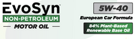 Thumbnail for EvoSyn© Non-Petroleum 5W-40 European Car Formula Engine Oil Header Image