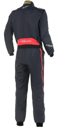 Thumbnail for alpinestars gp pro comp racing suit front asphalt / red back