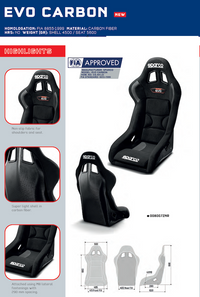 Thumbnail for Sparco-Evo-Carbon-Fiber-Race-Seat-sale-Image