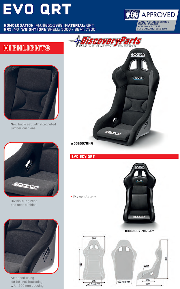 Sparco-Evo-QRT-Race-Seat-Sale-Image