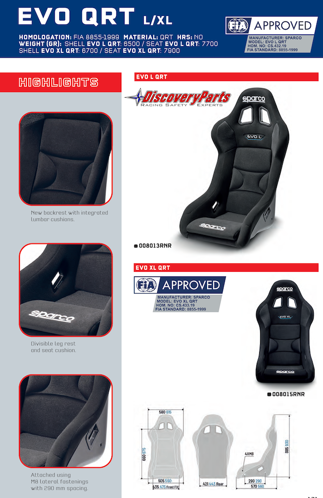 Sparco-Evo-XL-QRT-Race-Seat-Sale-Image