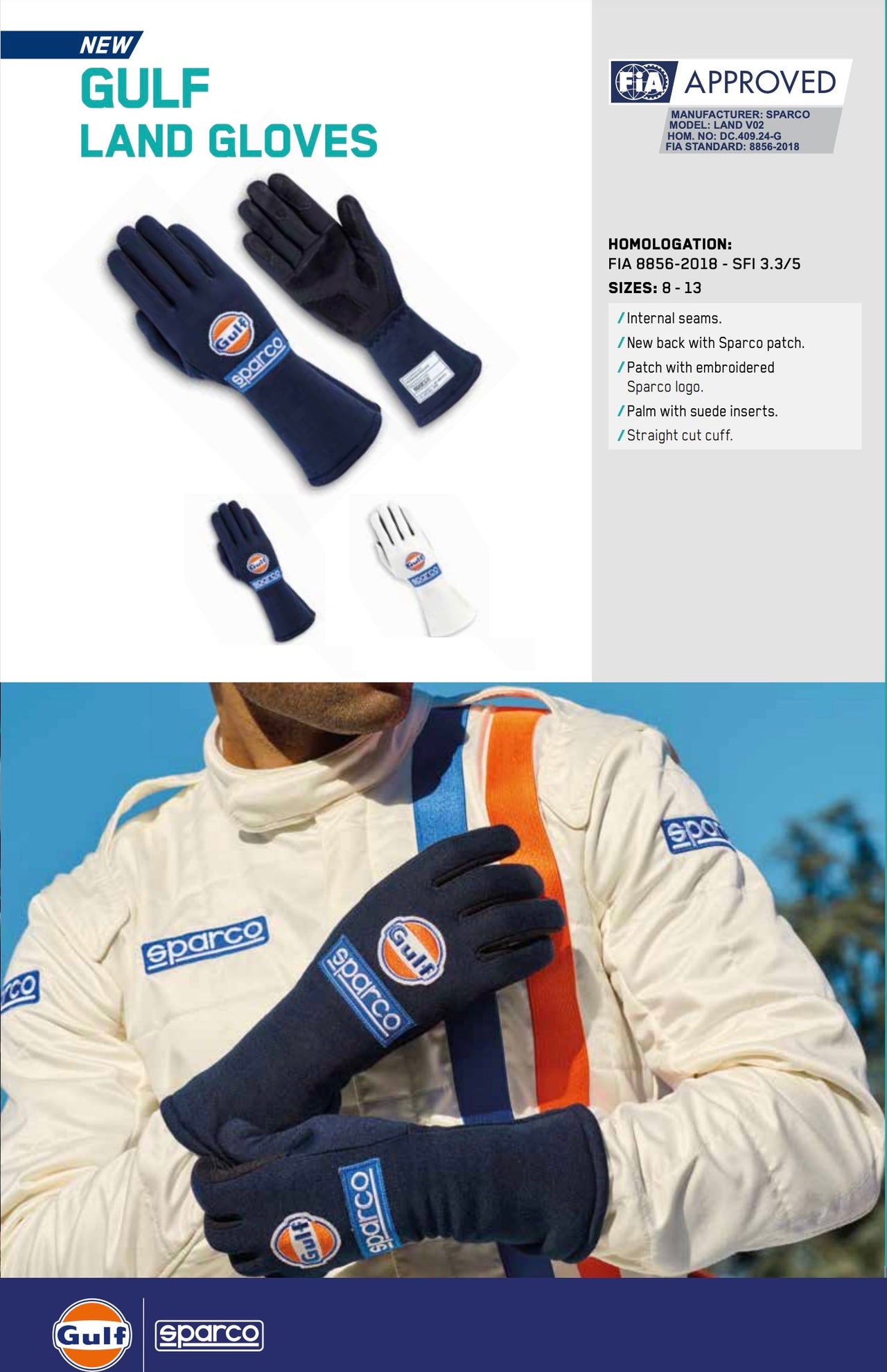 Sparco-Gulf-Race-Gloves-Main-Image