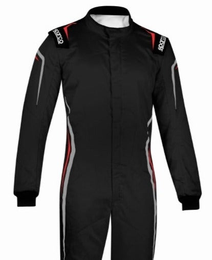 Sparco-Prime-Race-Suit-Black-Front-Image